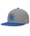 Top Of The World Men's Gray/royal Kentucky Wildcats Rally Two-tone Fitted Hat In Gray,royal