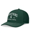 Top Of The World Men's Green Michigan State Spartans Carson Trucker Adjustable Hat In Green