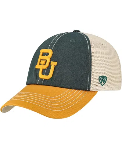Top Of The World Men's Green/gold Baylor Bears Off Road Adjustable Trucker Hat