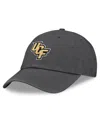 Top Of The World Men's Heather Charcoal Ucf Knights Team Logo Washed Adjustable Hat In Heather Charcoal