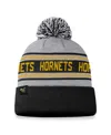 Top Of The World Men's Heather Gray Alabama State Hornets Frigid Cuffed Knit Hat With Pom In Heather Gray