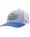 Top Of The World Men's Heather Gray Florida Gators Stamp Three-tone Flex Hat