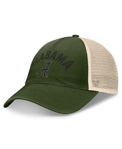 Top Of The World Men's Hunter Green Alabama Crimson Tide Oht Military Appreciation Glory Trucker Adjustable Hat