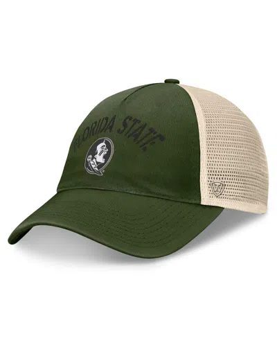Top Of The World Men's Hunter Green Florida State Seminoles Oht Military Appreciation Glory Trucker Adjustable Hat