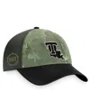 Top Of The World Men's Hunter Green/gray Louisiana Tech Bulldogs Oht Military Appreciation Unit Trucker Adjustable Ha In Hunter Green,gray
