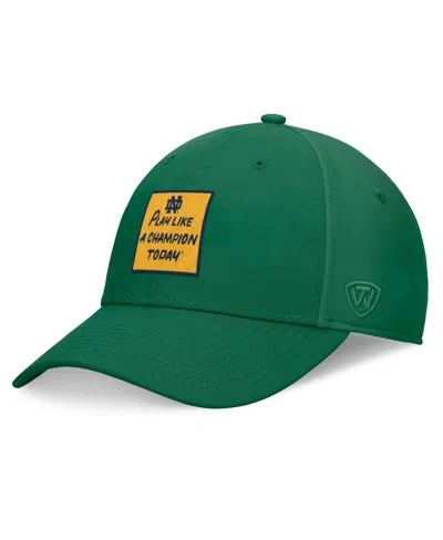 Top Of The World Men's Kelly Green Notre Dame Fighting Irish Play Like A Champion Today Flex Hat In Gray