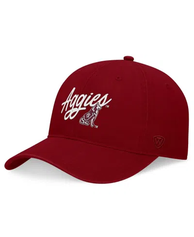 Top Of The World Men's Maroon Texas A M Aggies Heritage Ceecee Adjustable Hat In Red