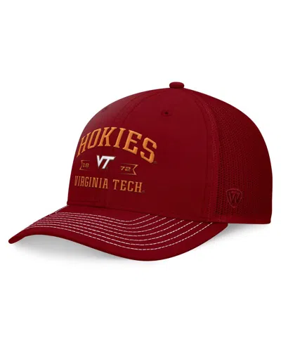 Top Of The World Men's Maroon Virginia Tech Hokies Carson Trucker Adjustable Hat