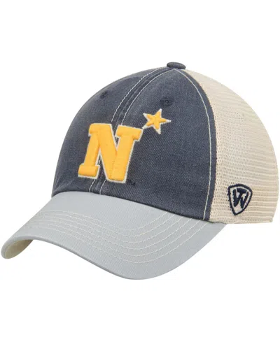 Top Of The World Men's Navy And Red Gonzaga Bulldogs Offroad Trucker Hat In Navy,tan