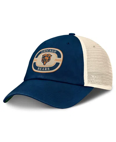 Top Of The World Men's Navy Chicago Bears Team Patch Adjustable Hat