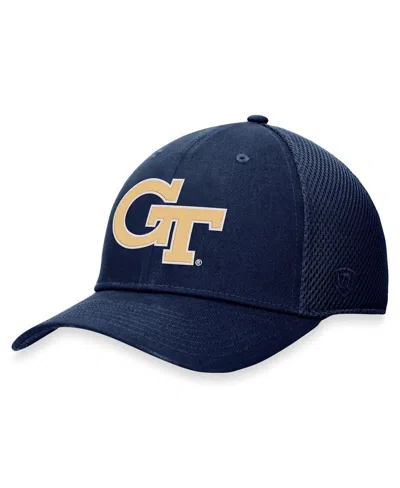 Top Of The World Men's Navy Georgia Tech Yellow Jackets Spacer Flex Hat