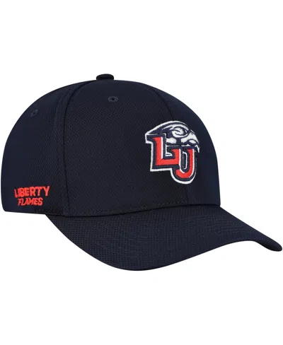 Top Of The World Men's Navy Liberty Flames Reflex Performance Flex Hat