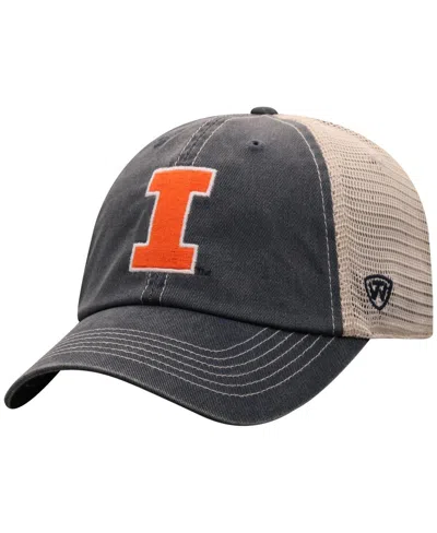 Top Of The World Men's Navy/natural Illinois Fighting Illini Vintage Adjustable Hat In Navy,natural