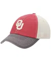 Top Of The World Men's Oklahoma Sooners  Offroad Trucker Adjustable Hat In Crimson