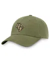 Top Of The World Men's Olive Ucf Knights Oht Military Appreciation Unit Adjustable Hat In Olive