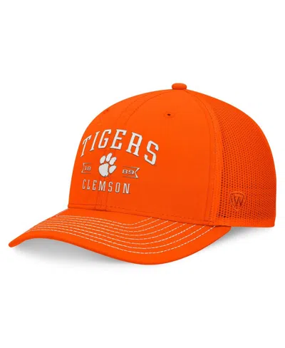 Top Of The World Men's Orange Clemson Tigers Carson Trucker Adjustable Hat