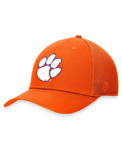 TOP OF THE WORLD MEN'S ORANGE CLEMSON TIGERS SPACER FLEX HAT
