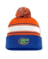 Top Of The World Men's Orange/royal Florida Gators Ambient Cuffed With Pom Knit Hat In Multi