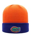 Top Of The World Men's Orange/royal Florida Gators Two-toned Cuffed Knit Hat In Orange