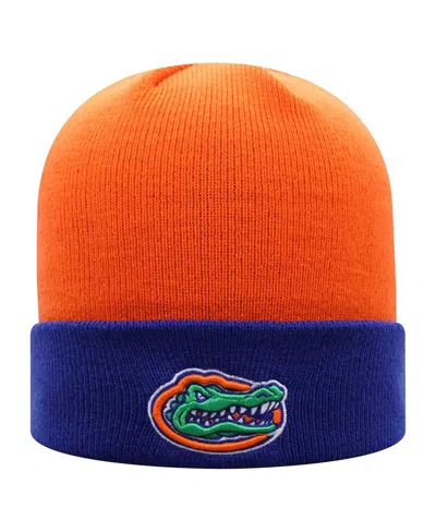 Top Of The World Men's Orange/royal Florida Gators Two-toned Cuffed Knit Hat