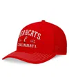 Top Of The World Men's Red Cincinnati Bearcats Carson Trucker Adjustable Hat In Masc Red