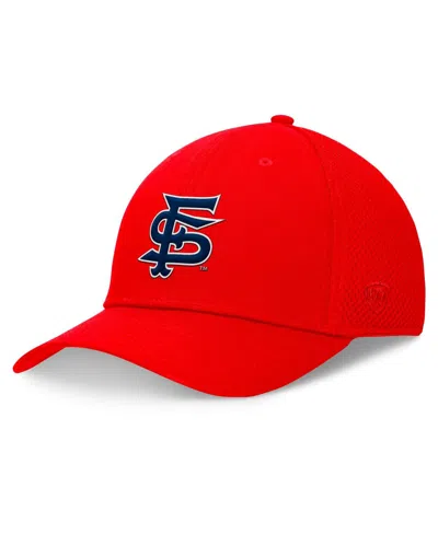 Top Of The World Men's Red Fresno State Bulldogs Spacer Flex Hat