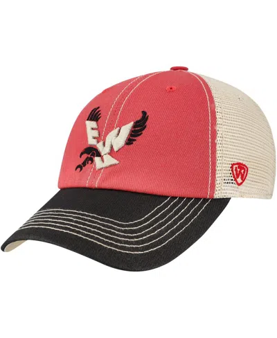 Top Of The World Men's Red/natural Eastern Washington Eagles Victory Adjustable Hat