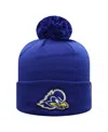 Top Of The World Men's Royal Delaware Fightin' Blue Hens Tow Cuffed Knit With Pom Hat In Blue