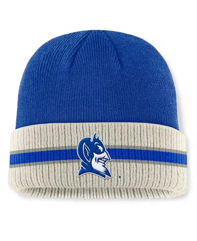 Top Of The World Men's Royal Duke Blue Devils Silas Cuffed Knit Hat