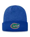 Top Of The World Men's Royal Florida Gators Logo Cuffed Knit Hat In Blue