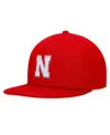 Top Of The World Men's Scarlet Nebraska Huskers Fundamental Snapback Hat In Scarlet