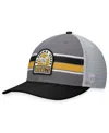 Top Of The World Men's  Black, Gray Alabama State Hornets Aurora Trucker Adjustable Hat In Black,gray