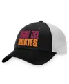 Top Of The World Men's  Black, White Virginia Tech Hokies Stockpile Trucker Snapback Hat In Black,white