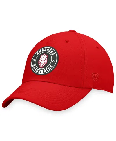 Top Of The World Men's  Cardinal Arkansas Razorbacks Region Adjustable Hat