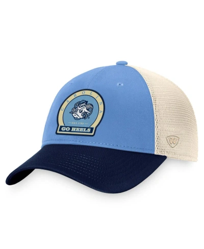 Top Of The World Men's  Carolina Blue North Carolina Tar Heels Refined Trucker Adjustable Hat