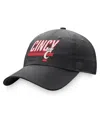 Top Of The World Charcoal Cincinnati Bearcats Slice Adjustable Hat In Charcoal
