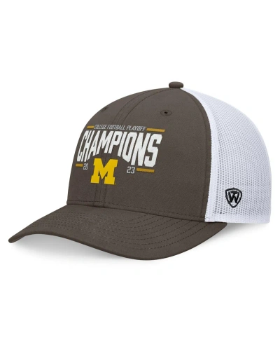 Top Of The World Men's  Heather Charcoal Michigan Wolverines College Football Playoff 2023 National C