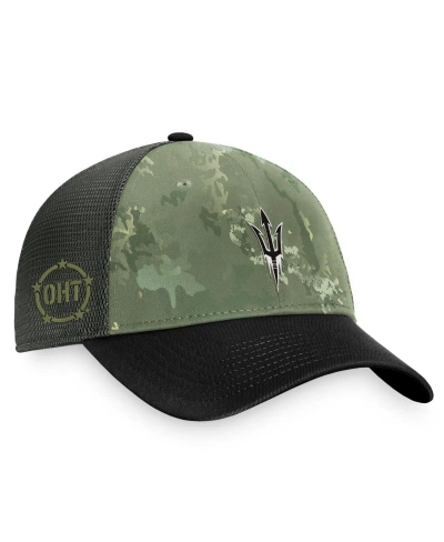 Top Of The World Men's  Hunter Green, Gray Arizona State Sun Devils Oht Military-inspired Appreciatio In Hunter Green,gray