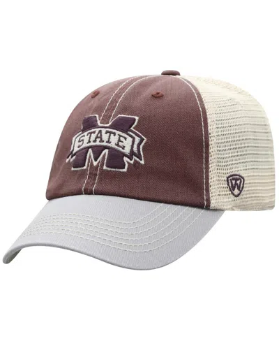 Top Of The World Men's  Maroon Mississippi State Bulldogs Offroad Trucker Snapback Hat