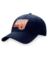 Top Of The World Navy Auburn Tigers Slice Adjustable Hat In Navy