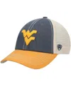 Top Of The World Men's  Navy West Virginia Mountaineers Offroad Trucker Adjustable Hat In Navy