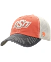 TOP OF THE WORLD MEN'S TOP OF THE WORLD ORANGE OKLAHOMA STATE COWBOYS OFFROAD TRUCKER SNAPBACK HAT