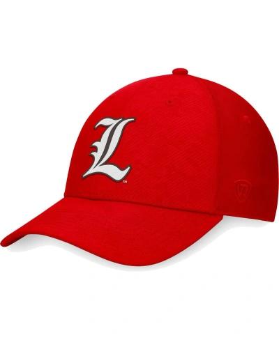 Top Of The World Men's  Red Louisville Cardinals Deluxe Flex Hat