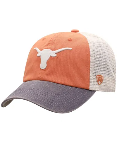 Top Of The World Men's  Texas Orange Texas Longhorns Offroad Trucker Snapback Hat