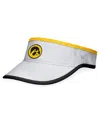 Top Of The World White Iowa Hawkeyes Daybreak Adjustable Visor In White