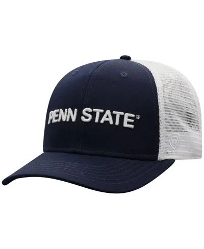 Top Of The World Men's True Navy Penn State Nittany Lions Trucker Adjustable Hat In Blue