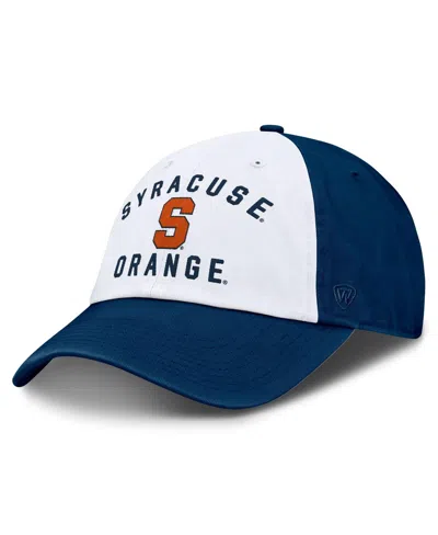 Top Of The World Men's White Syracuse Orange Weston Adjustable Hat