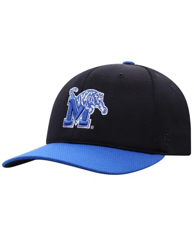 Top Of The World Men's Black Memphis Tigers Reflex Fitted Hat