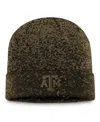 Top Of The World Men'sâ Olive/black Texas A&m Aggies Cuffed Knit Two-tone Hat