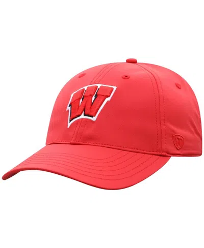 Top Of The World Men'sâ Red Wisconsin Badgers Victory Trainer Adjustable Hat